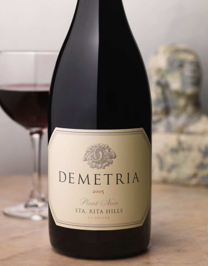 Demetria Wine Packaging Design & Logo Le Belier