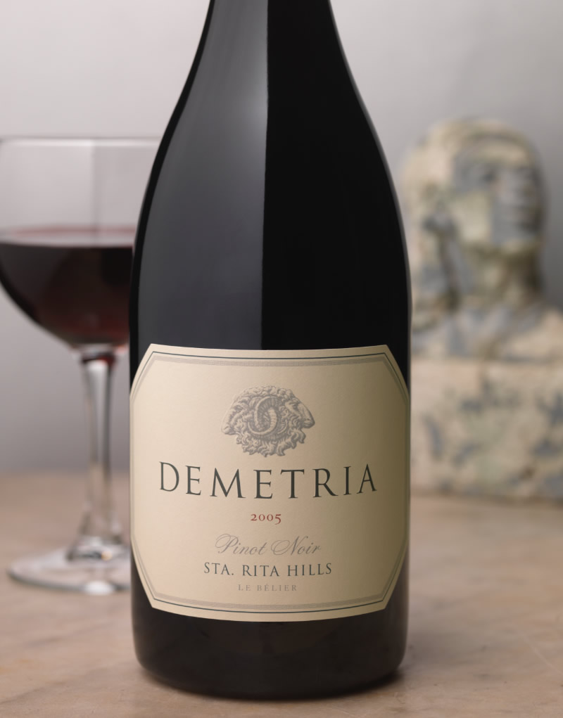Demetria Wine Packaging Design & Logo Le Belier Wine