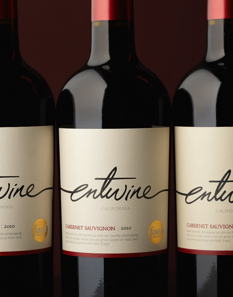 Entwine Wine Packaging Design & Logo