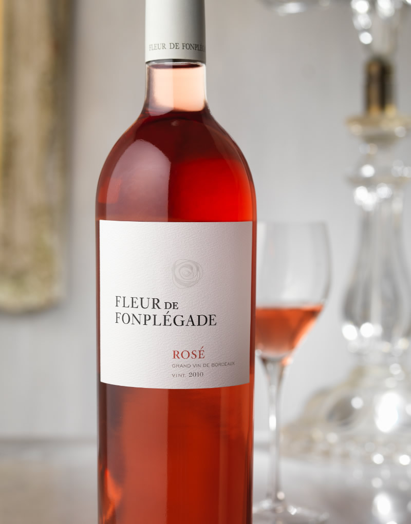 Cf Napa Brand Design Fleur De Fonplégade Rosé Wine