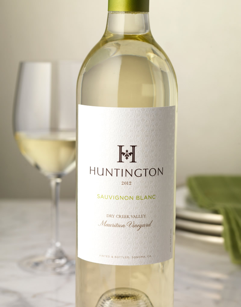 Huntington Wine Packaging Design & Logo
