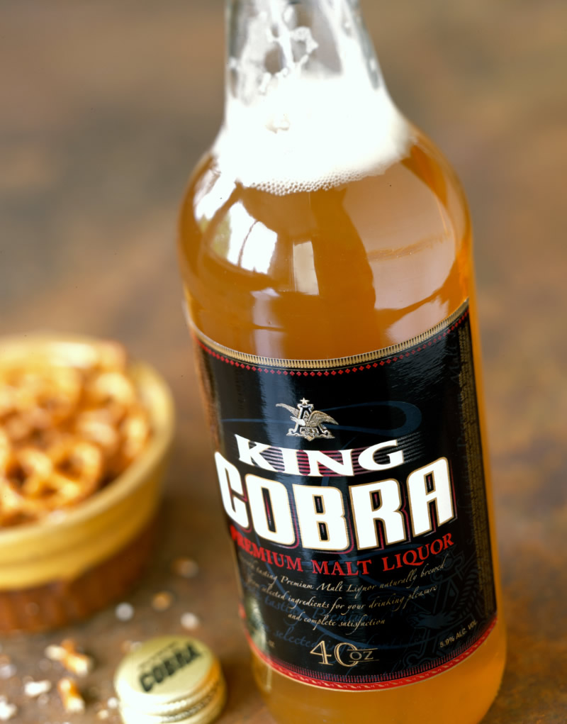 KIng Cobra Beer Packaging Design & Logo | CF Napa Brand Design