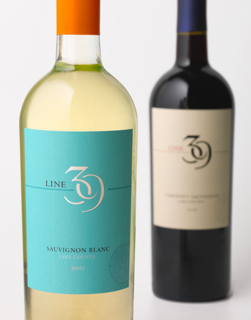 Line 39 Wine Packaging Design & Logo