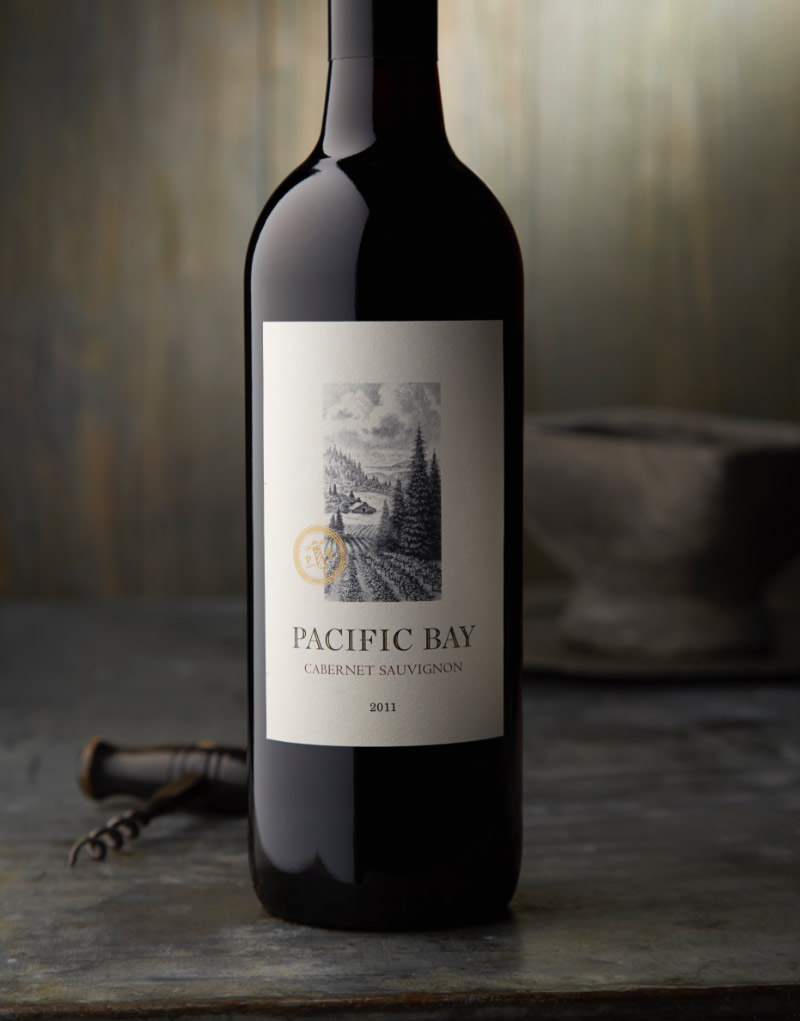 Pacific Bay Wine Packaging Design & Logo