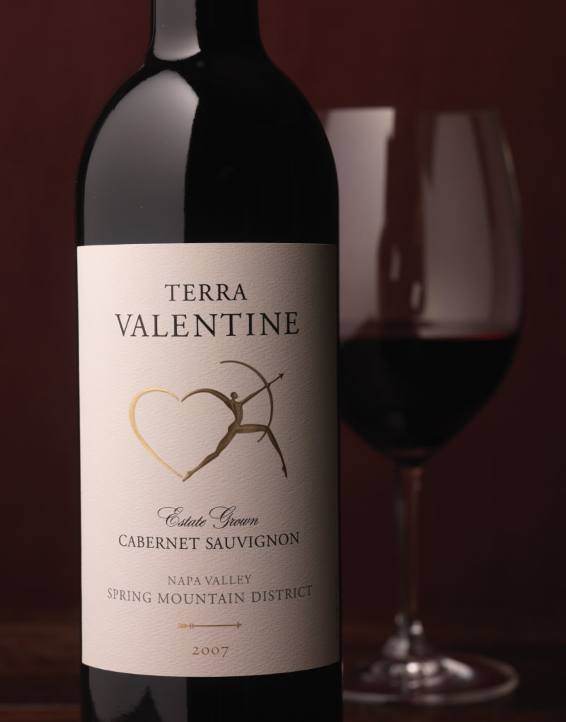 Terra Valentine Wine Packaging Design & Logo