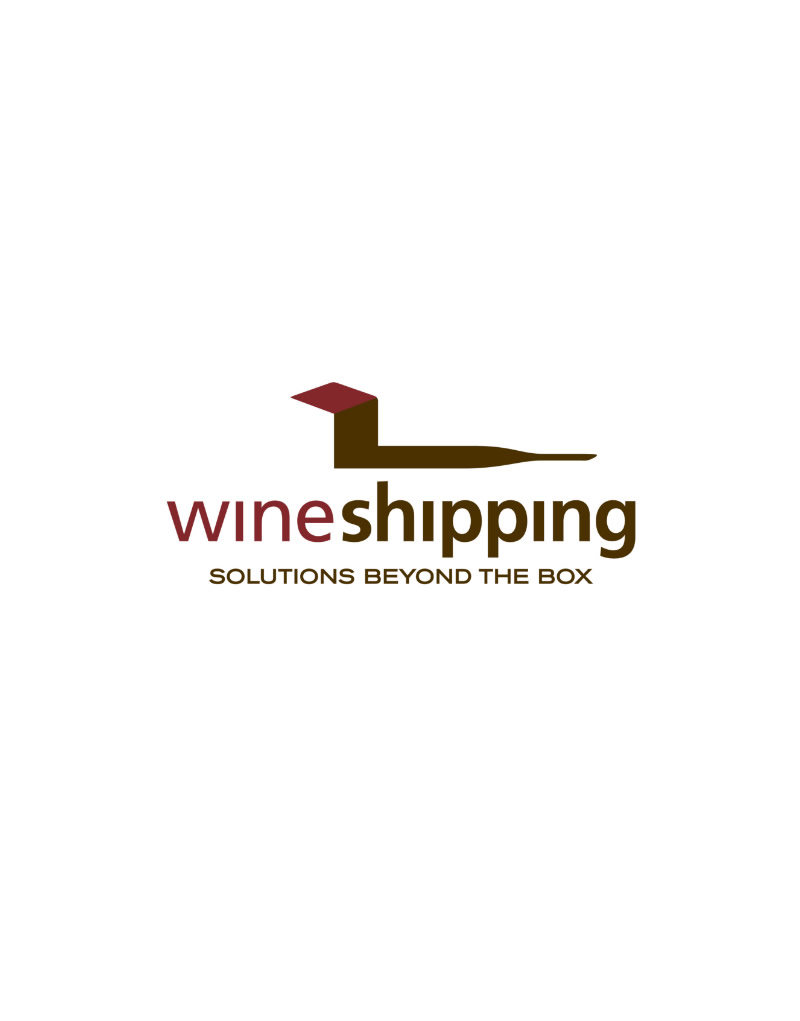 Wine Shipping Corporate Logo Design CF Napa Brand Design