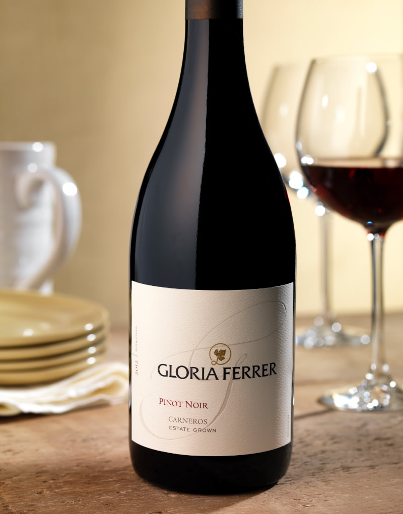 Gloria Ferrer Wine Packaging Design & Logo Pinot Noir