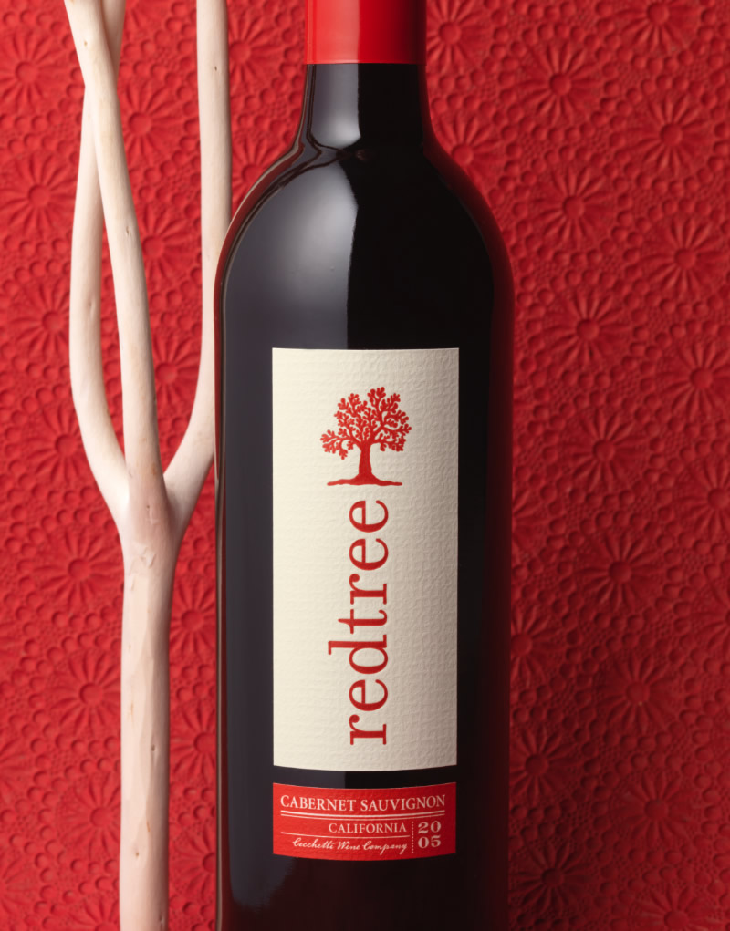 Redtree Wine Packaging Design & Logo