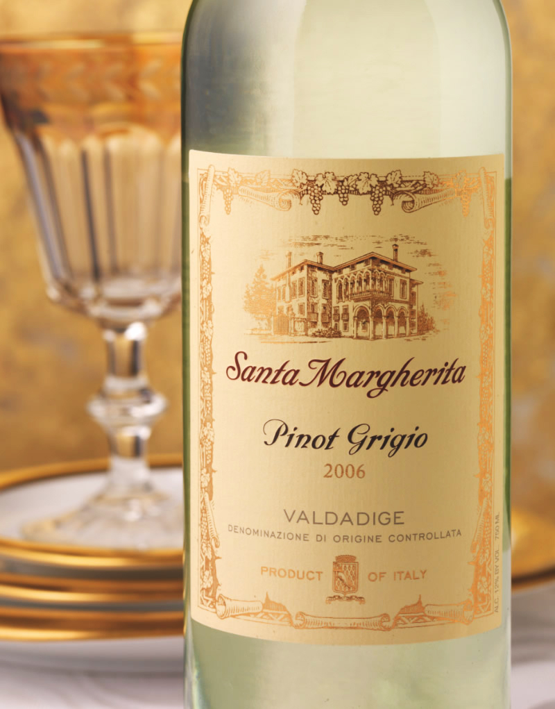 Santa Margherita Wine Packaging Design & Logo Pinot Grigio