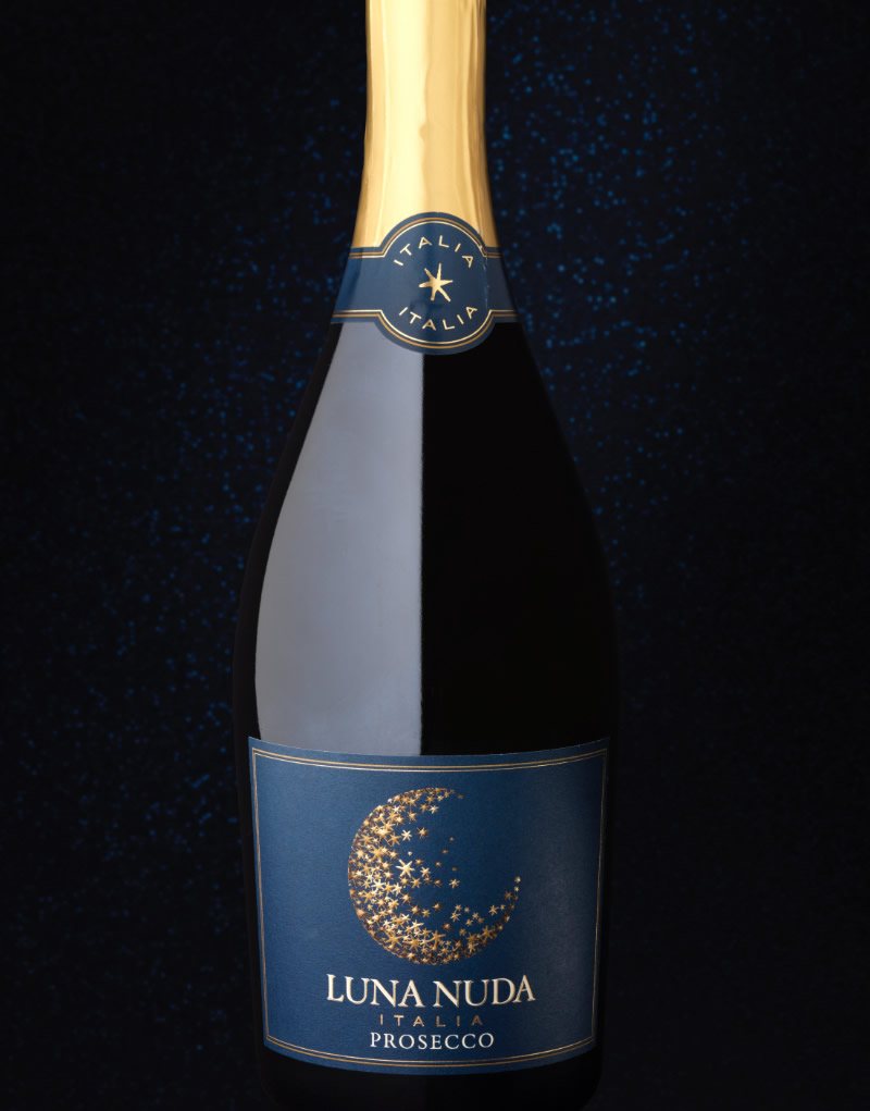 Luna Nuda Wine Packaging Design & Logo Prosecco