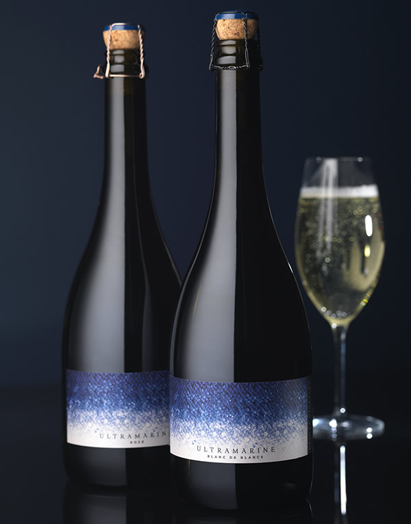 Ultramarine Wine Packaging Design & Logo