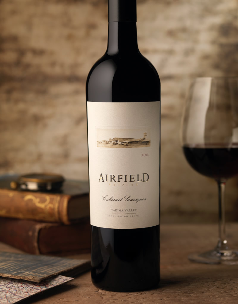 Airfield Estates Wine Packaging Design & Logo Reserve