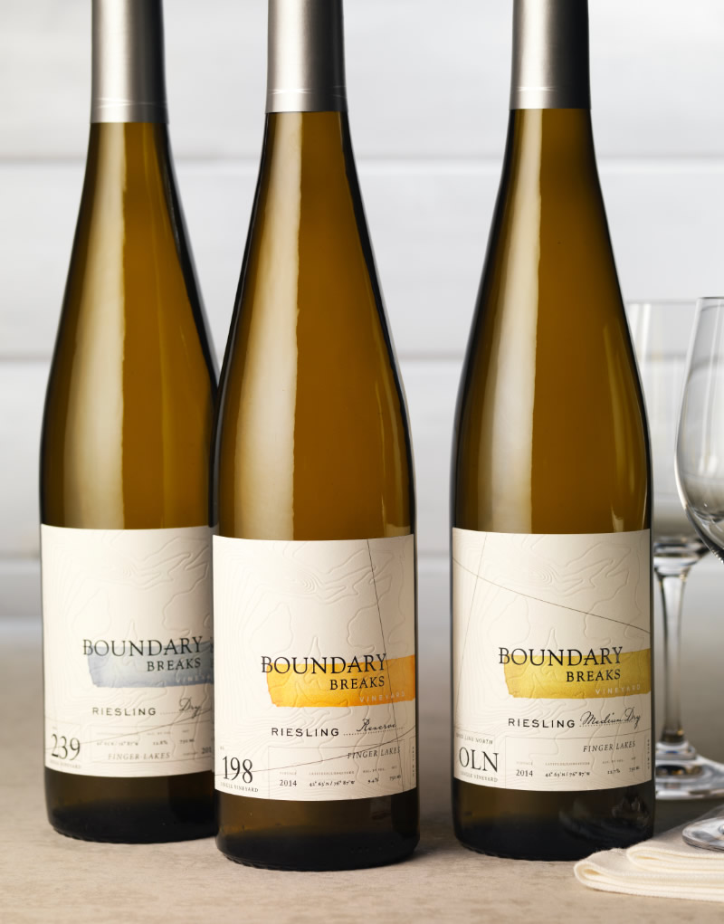 Boundary Breaks Wine Packaging Design & Logo