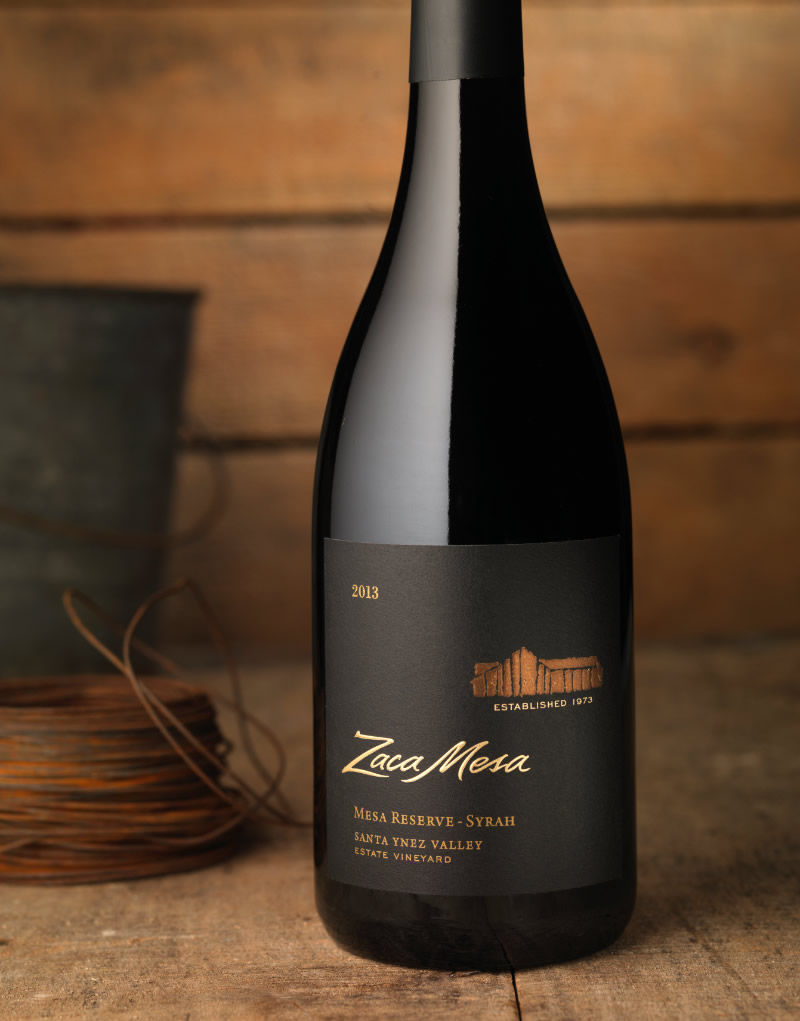 Zaca Mesa Wine Packaging Design & Logo Reserve