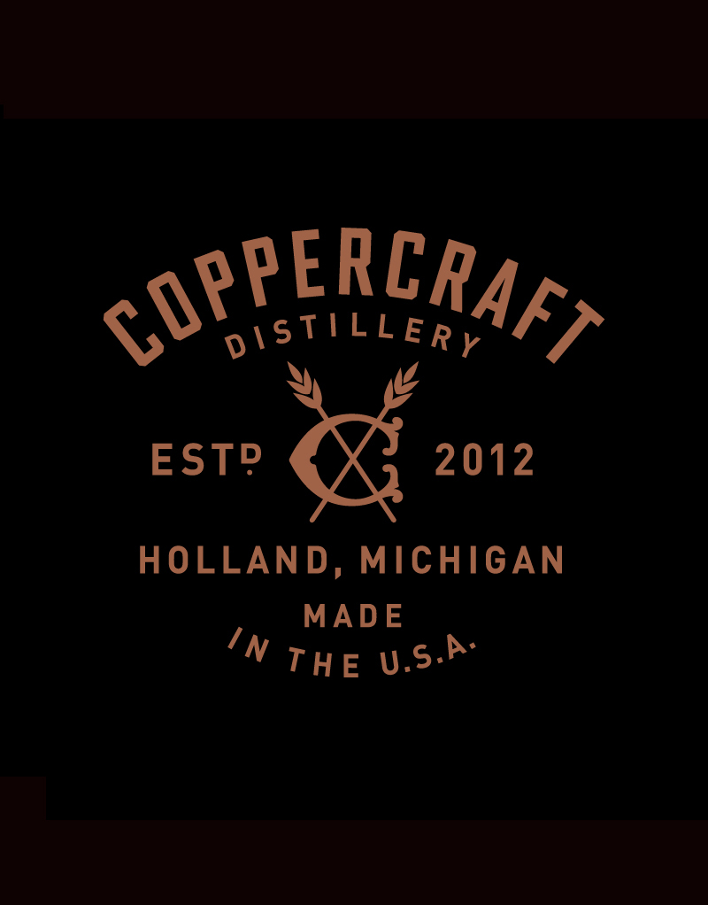 Coppercraft Distillery Logo Design