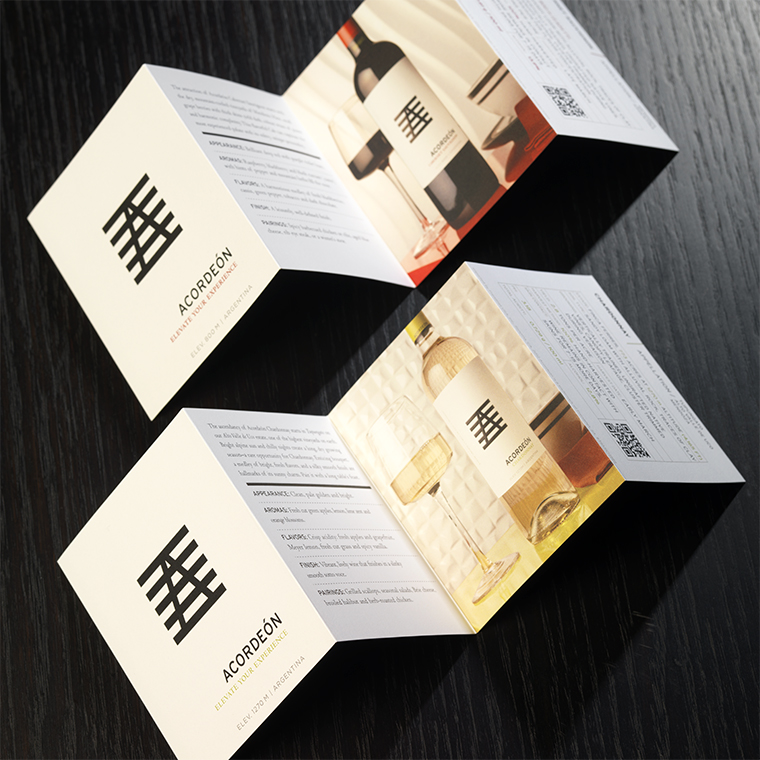 Acordeón Tasting Card