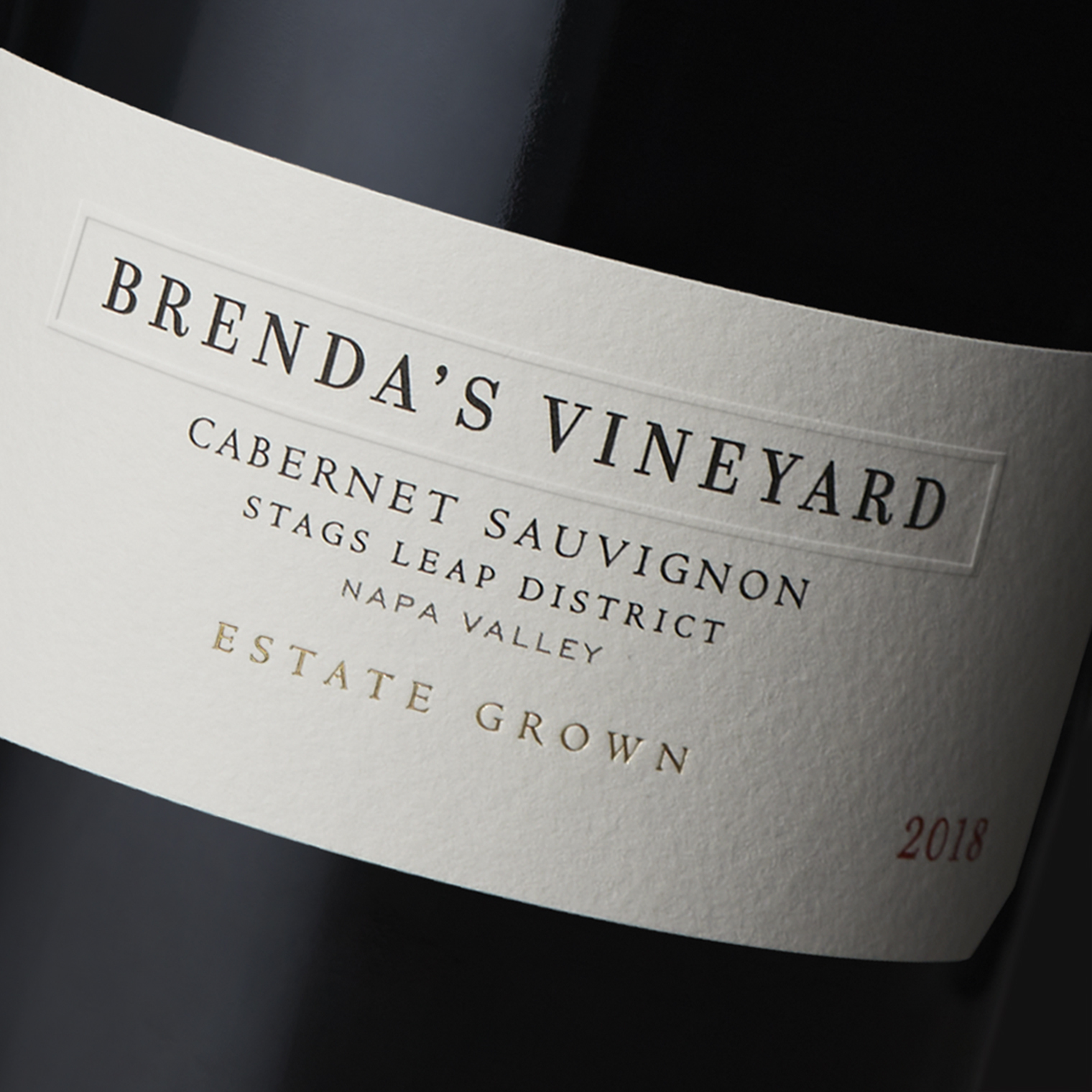 Baldacci Family Winery Brenda's Vineyard Label Detail