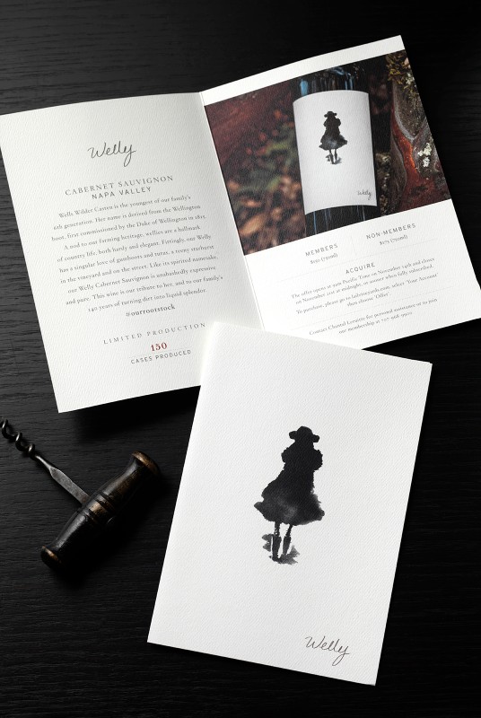 Lail Vineyards Welly Wine Brochure Design