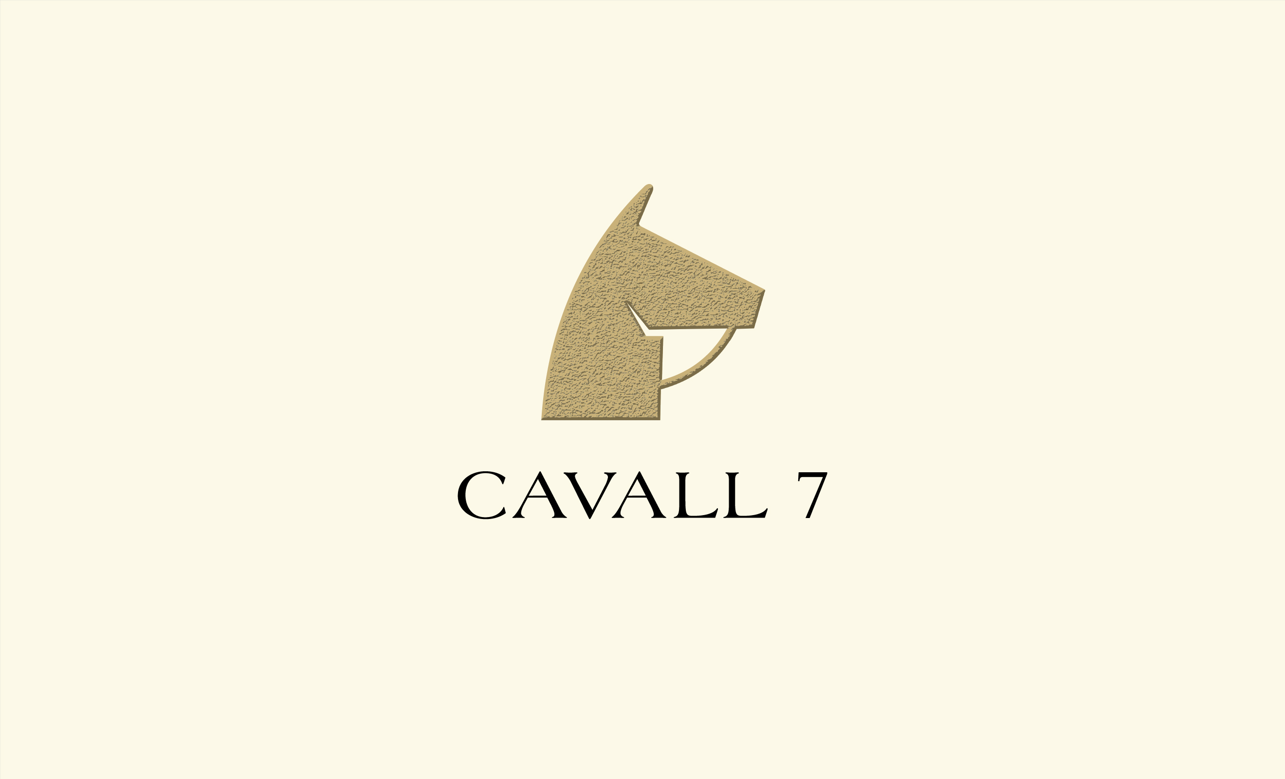 Cavall 7 Wine Logo Design