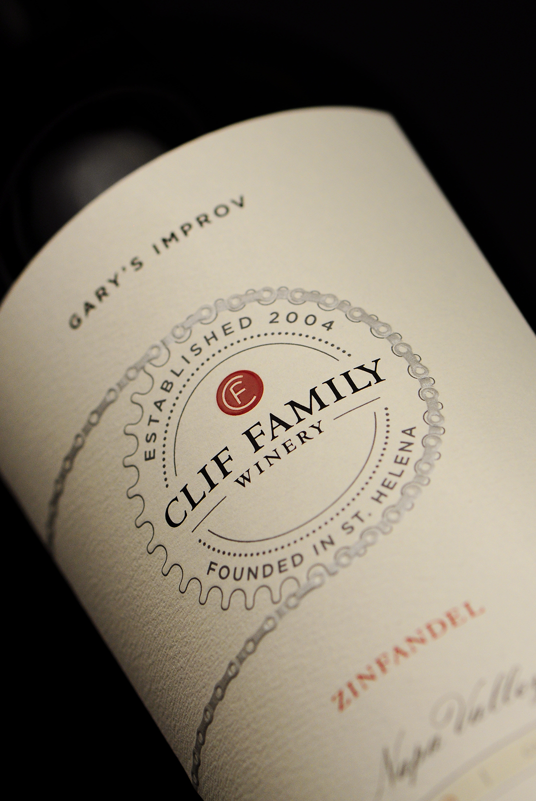 Clif Family Winery Wine Label Design Detail