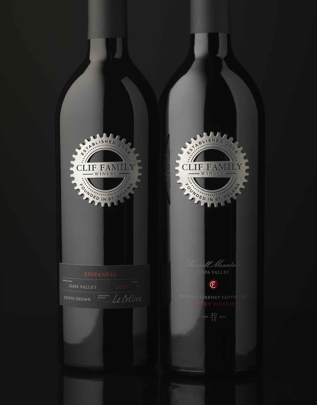Clif Family Winery Vineyard Designate Wine Packaging Design & Logo