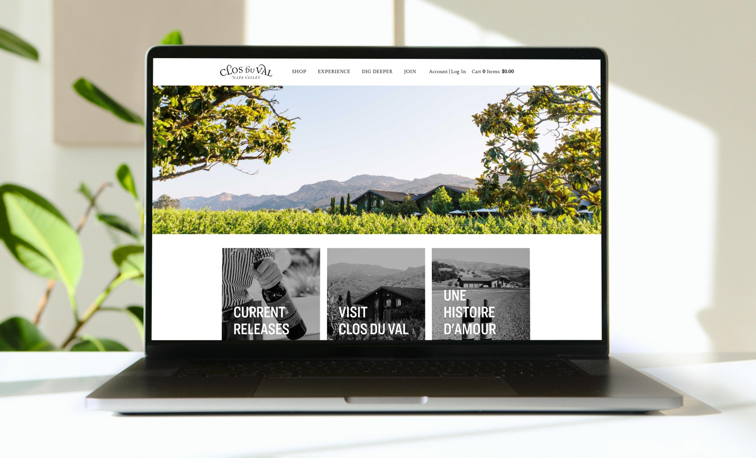 Clos du Val Wine Design | CF Napa Brand Design