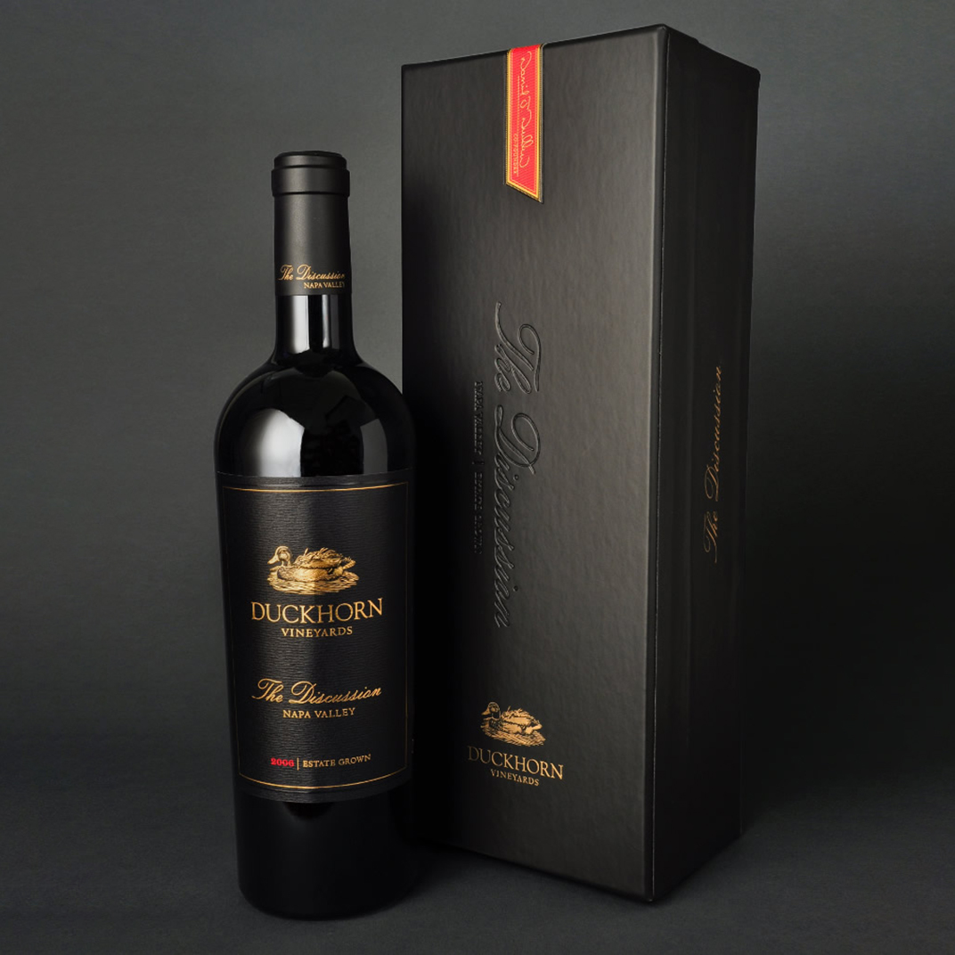 Duckhorn Vineyards The Discussion Wine Gift Box Design