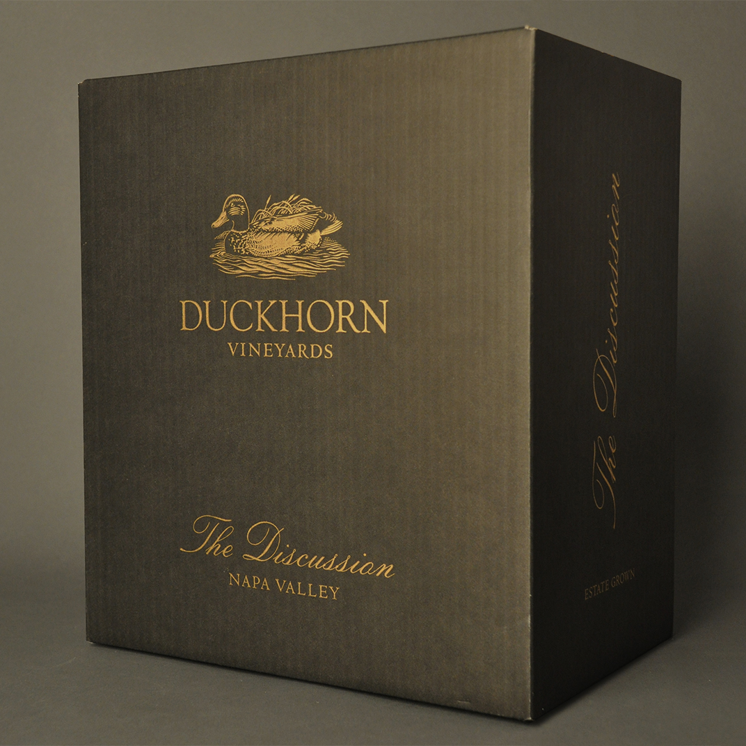 Duckhorn Vineyards The Discussion Wine Shipper Design