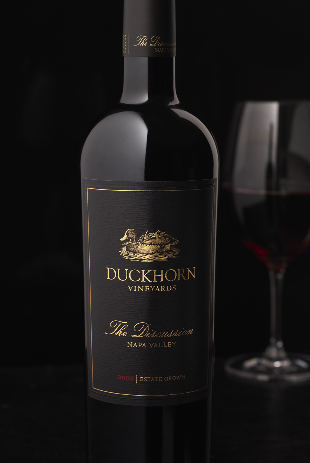 Duckhorn Vineyards The Discussion Wine Packaging Design & Logo
