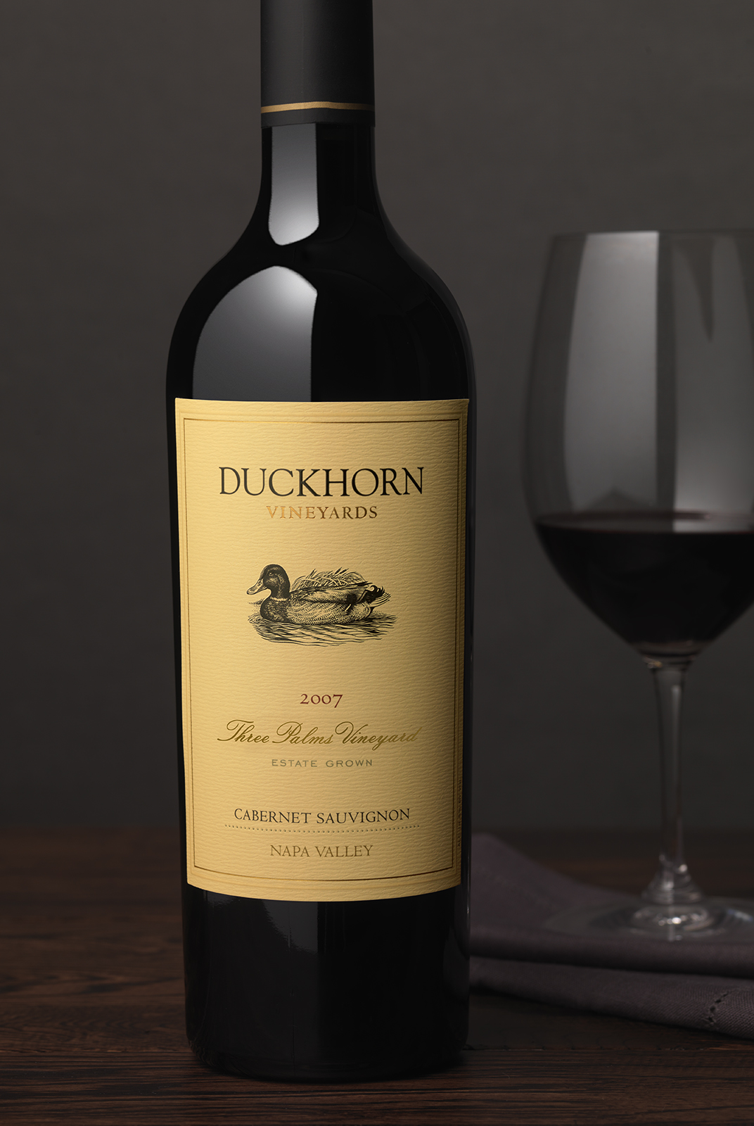 Duckhorn Vineyards Three Palms Vineyard Wine Packaging Design & Logo