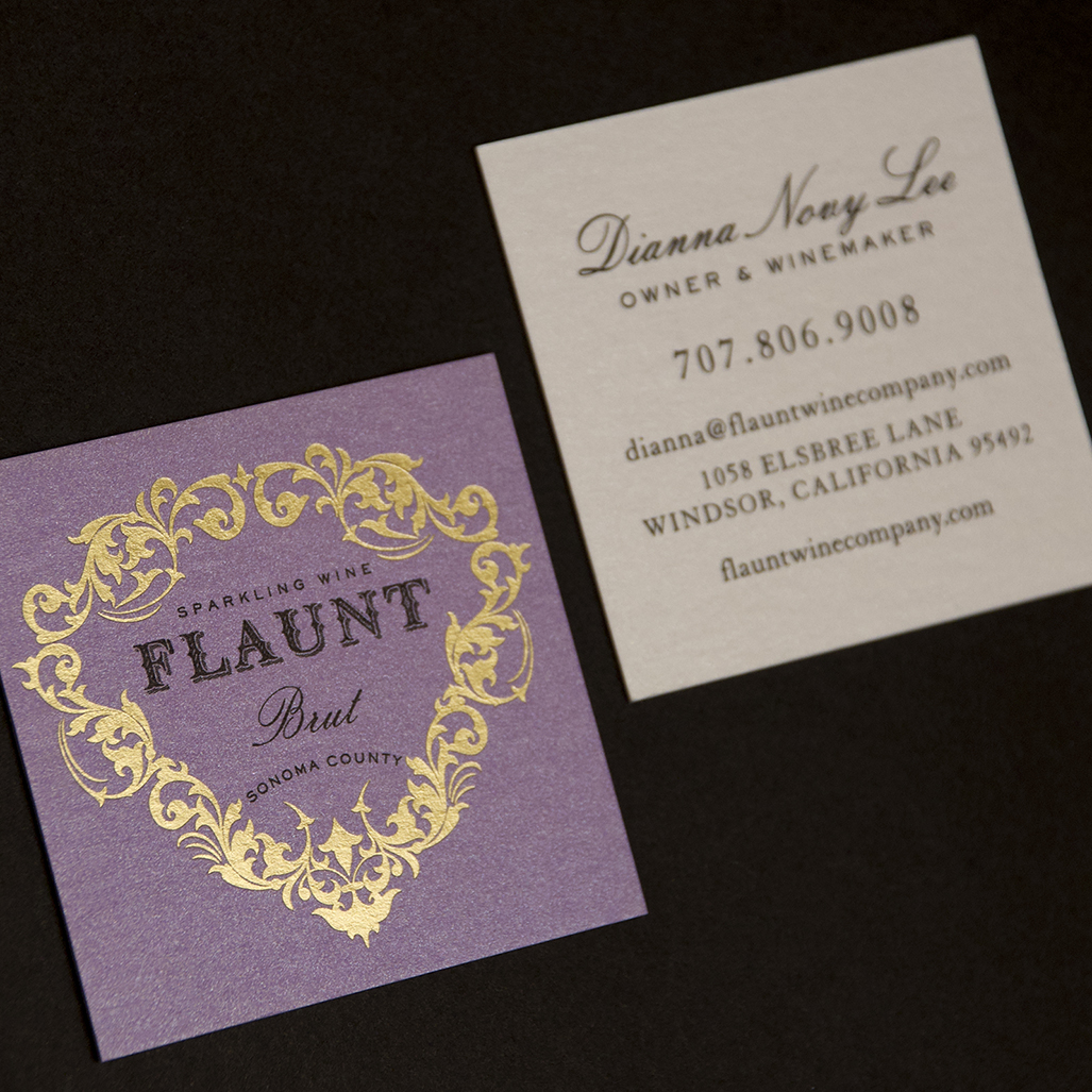 Flaunt Business Card Design
