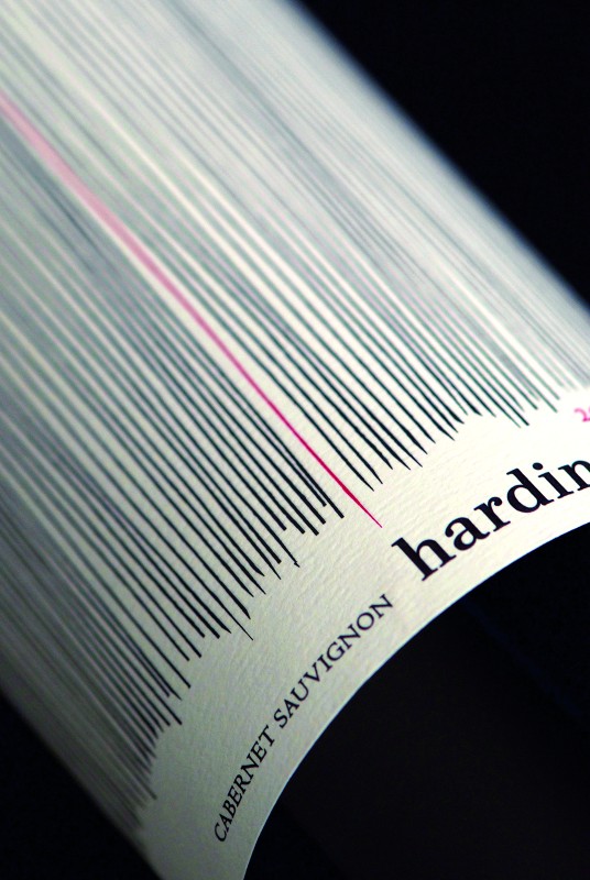 Hardin Wine Label Design Detail