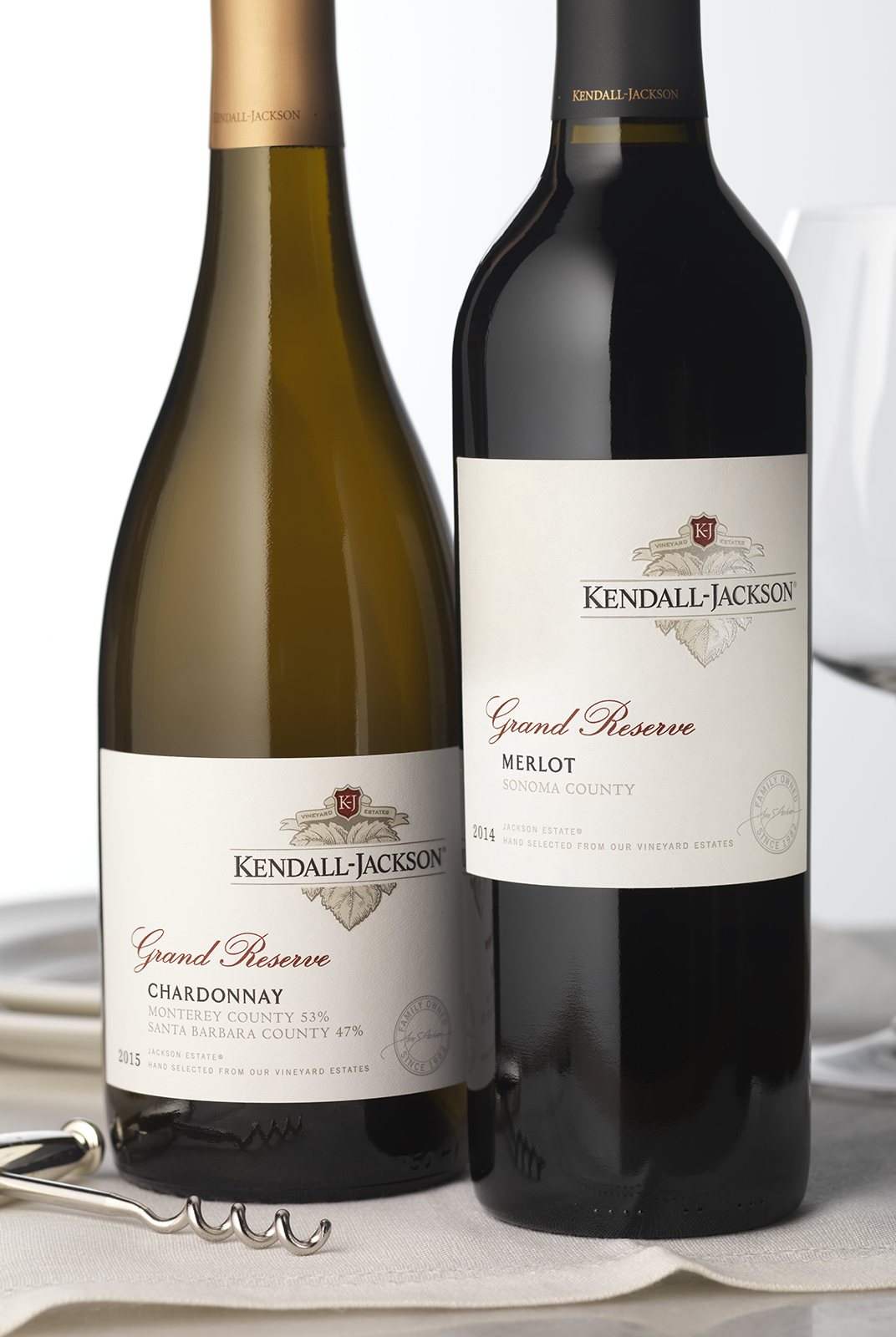 Kendall-Jackson Grand Reserve Wine Packaging Design & Logo