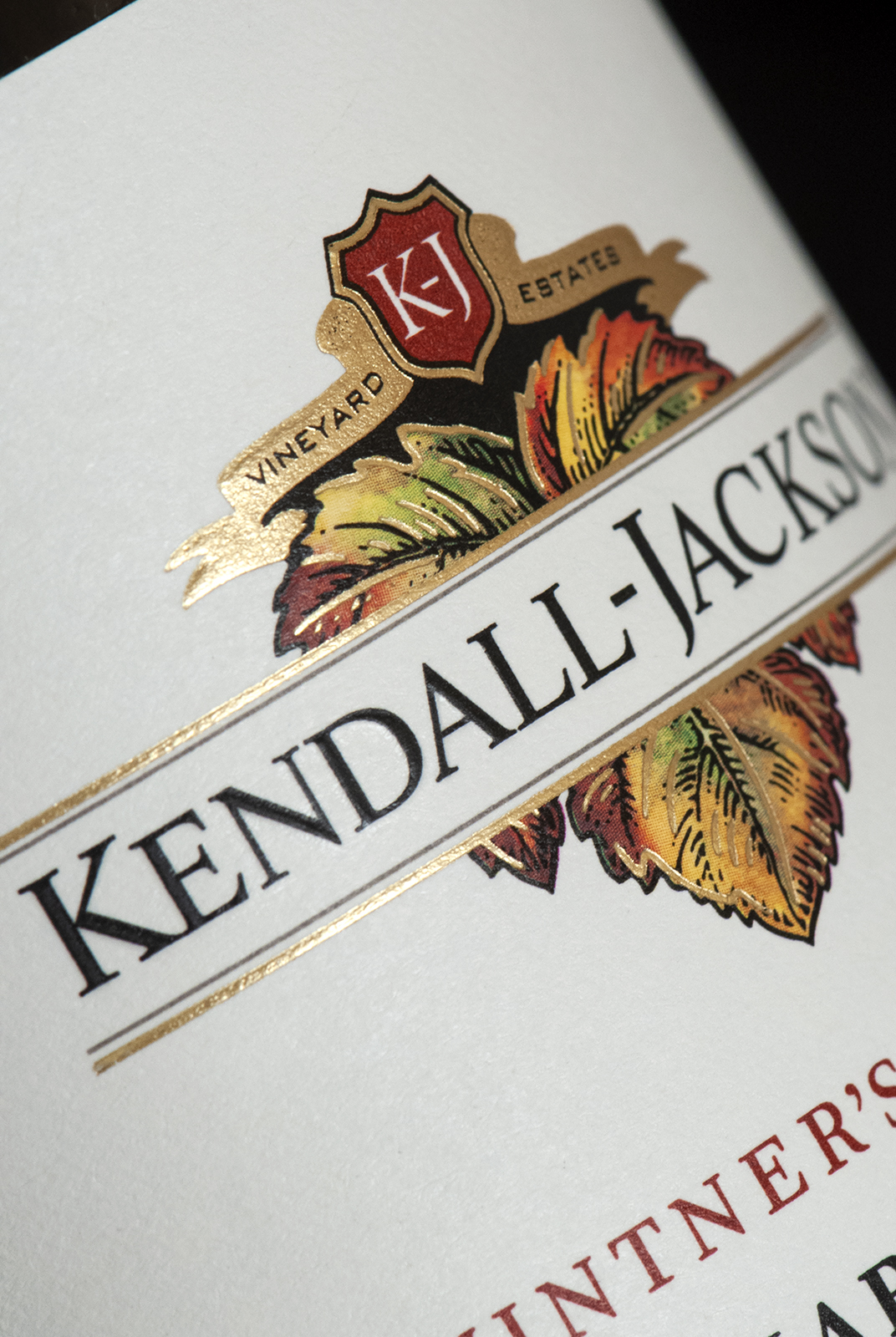Kendall-Jackson Vintner's Reserve Wine Label Design Detail