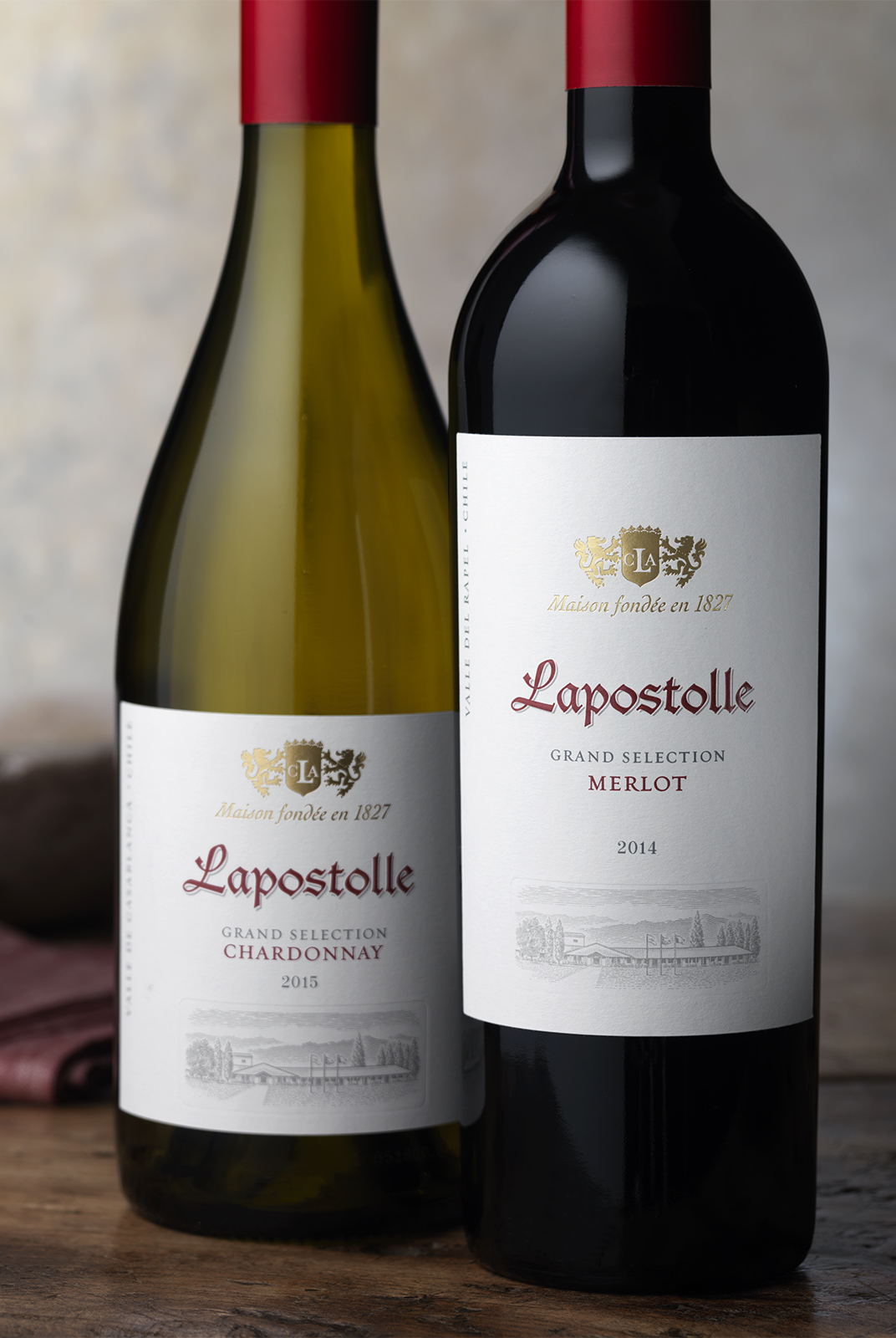 Lapostolle Grand Selection Wine Packaging Design & Logo