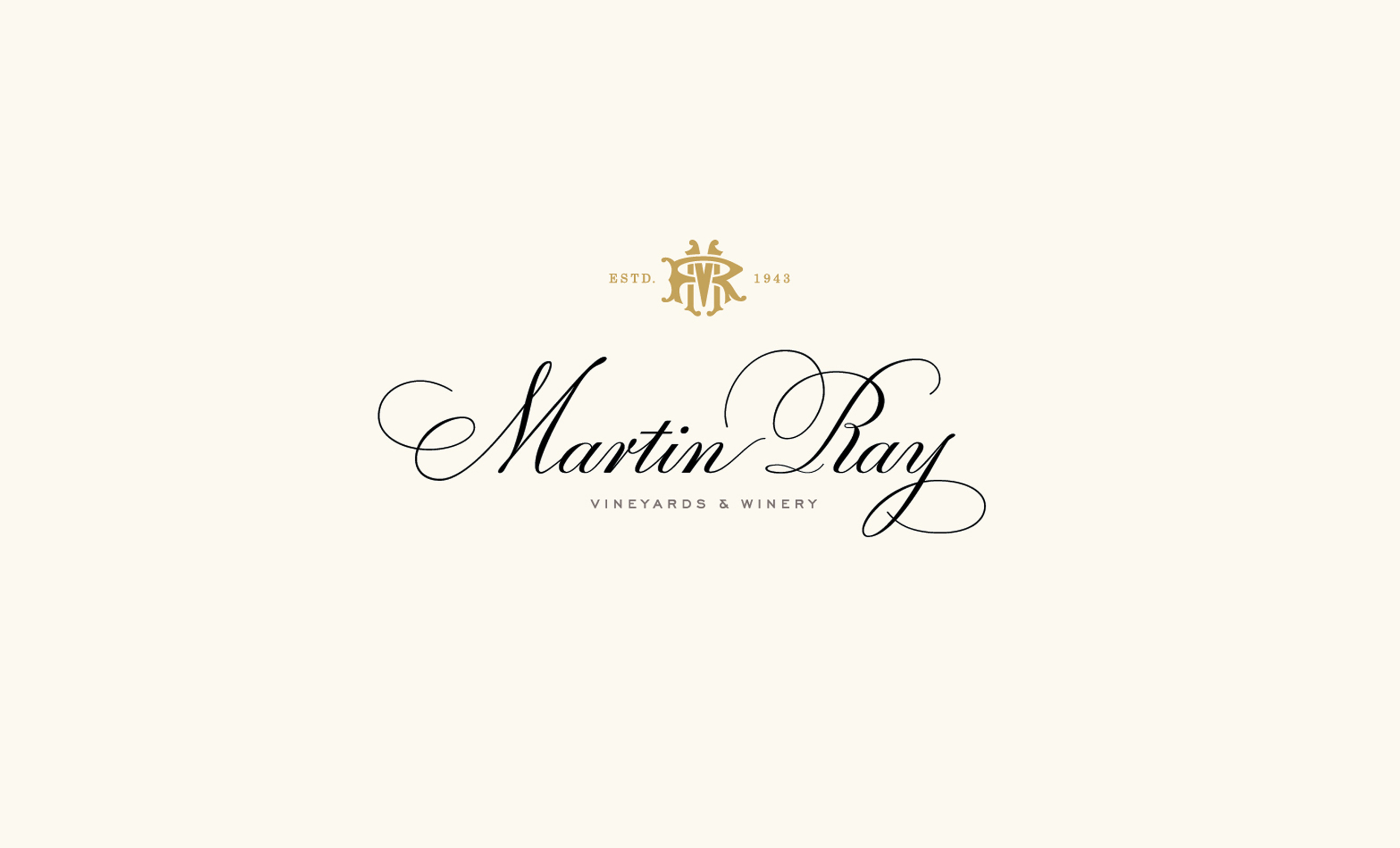 Martin Ray Vineyards & Winery Logo Design