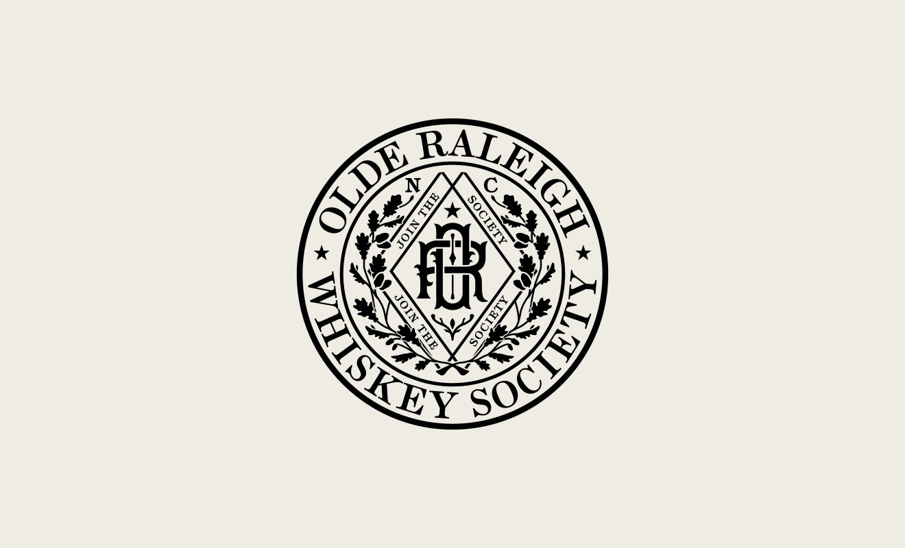 Olde Raleigh Distillery Logo Seal Design