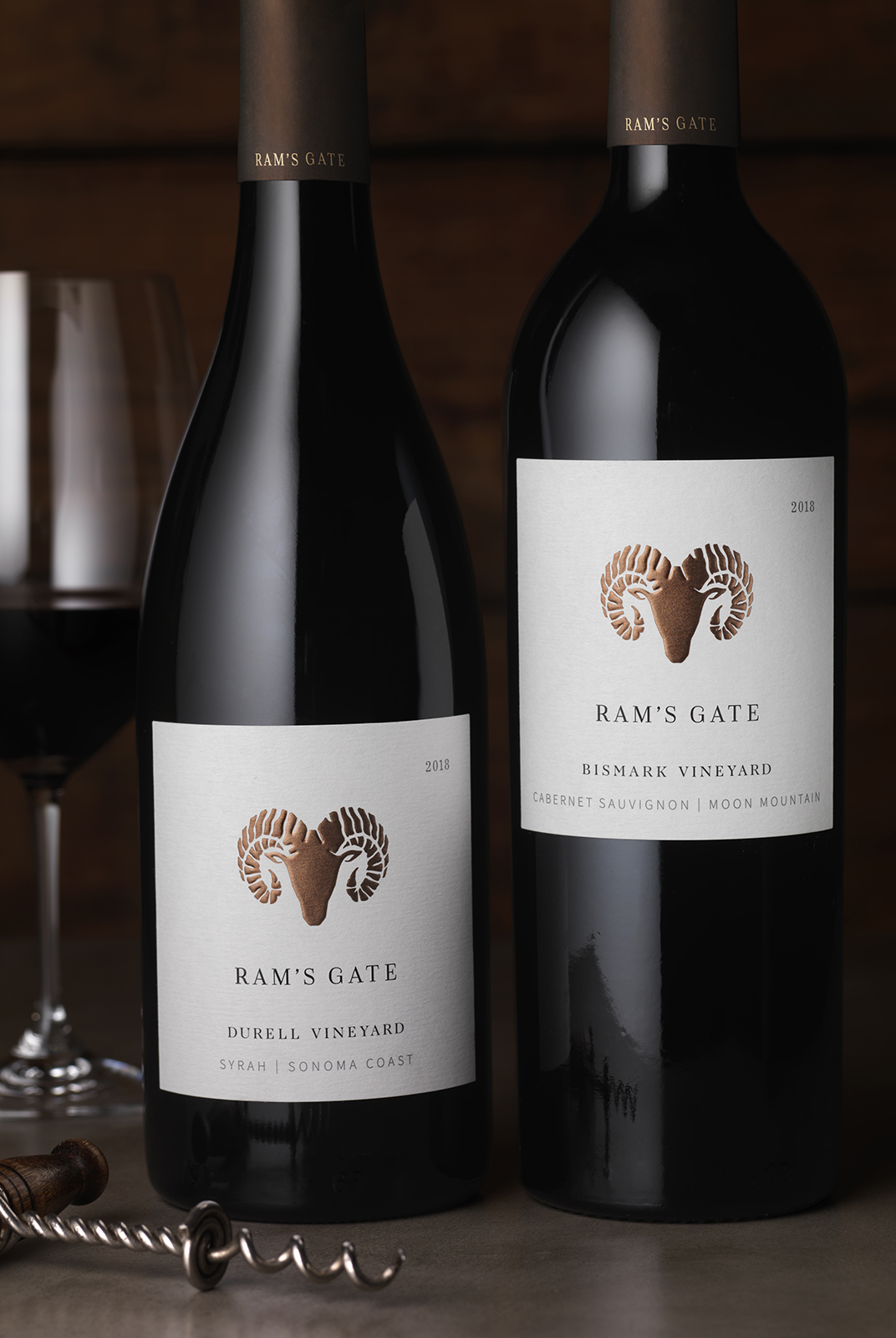 Ram’s Gate Single Vineyard Tier Wine Packaging Design & Logo