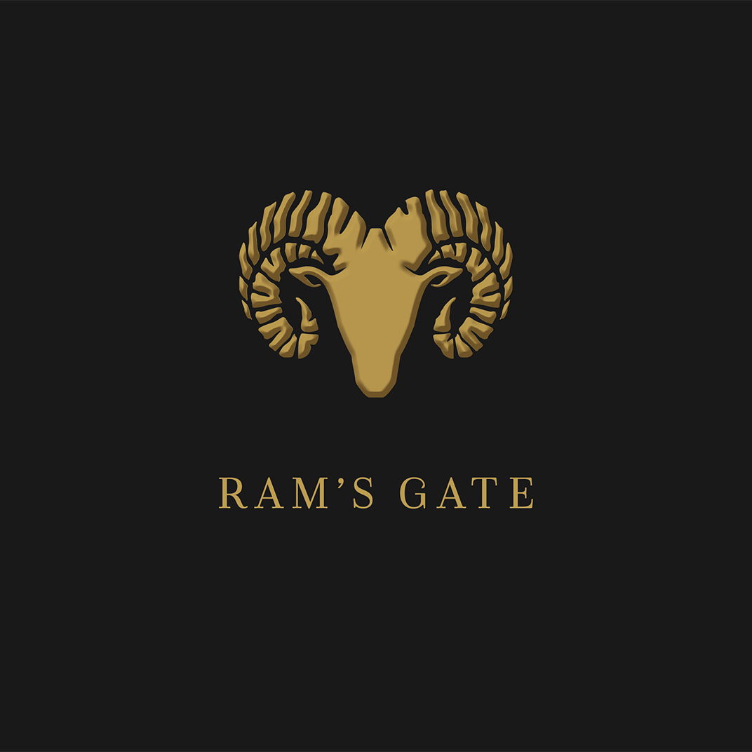 Ram’s Gate Wine Logo Design