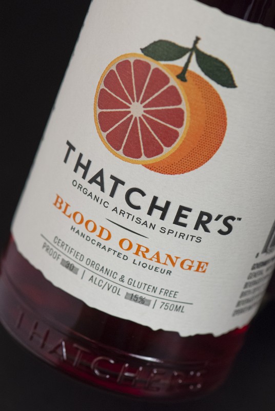 Thatcher's Organic Liqueur Illustration Detail