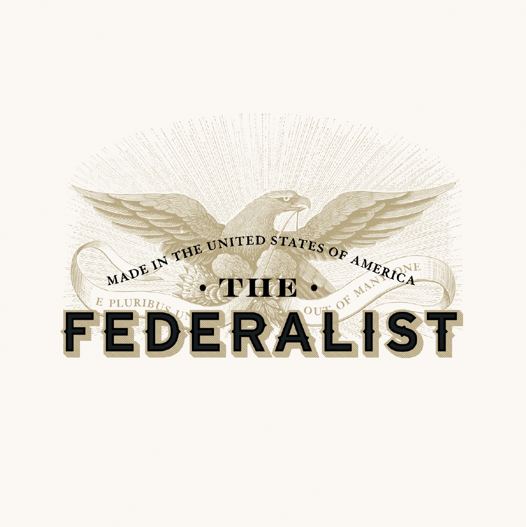 The Federalist Wine Logo Design