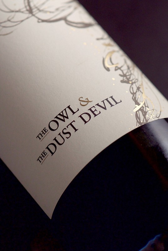 The Owl & The Dust Devil Wordmark Design Detail