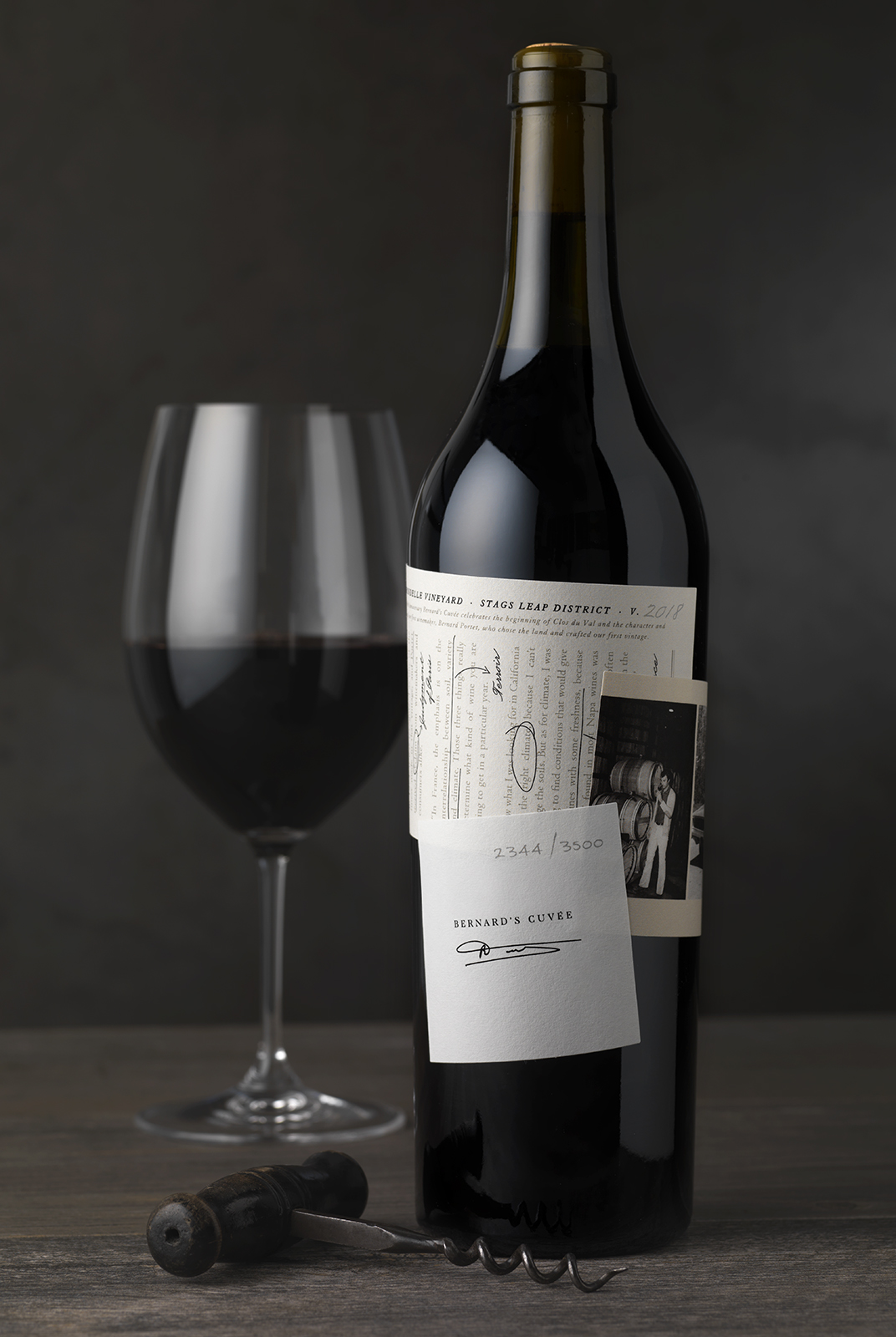 Clos du Val Bernard’s Cuvée Wine Packaging Design & Logo