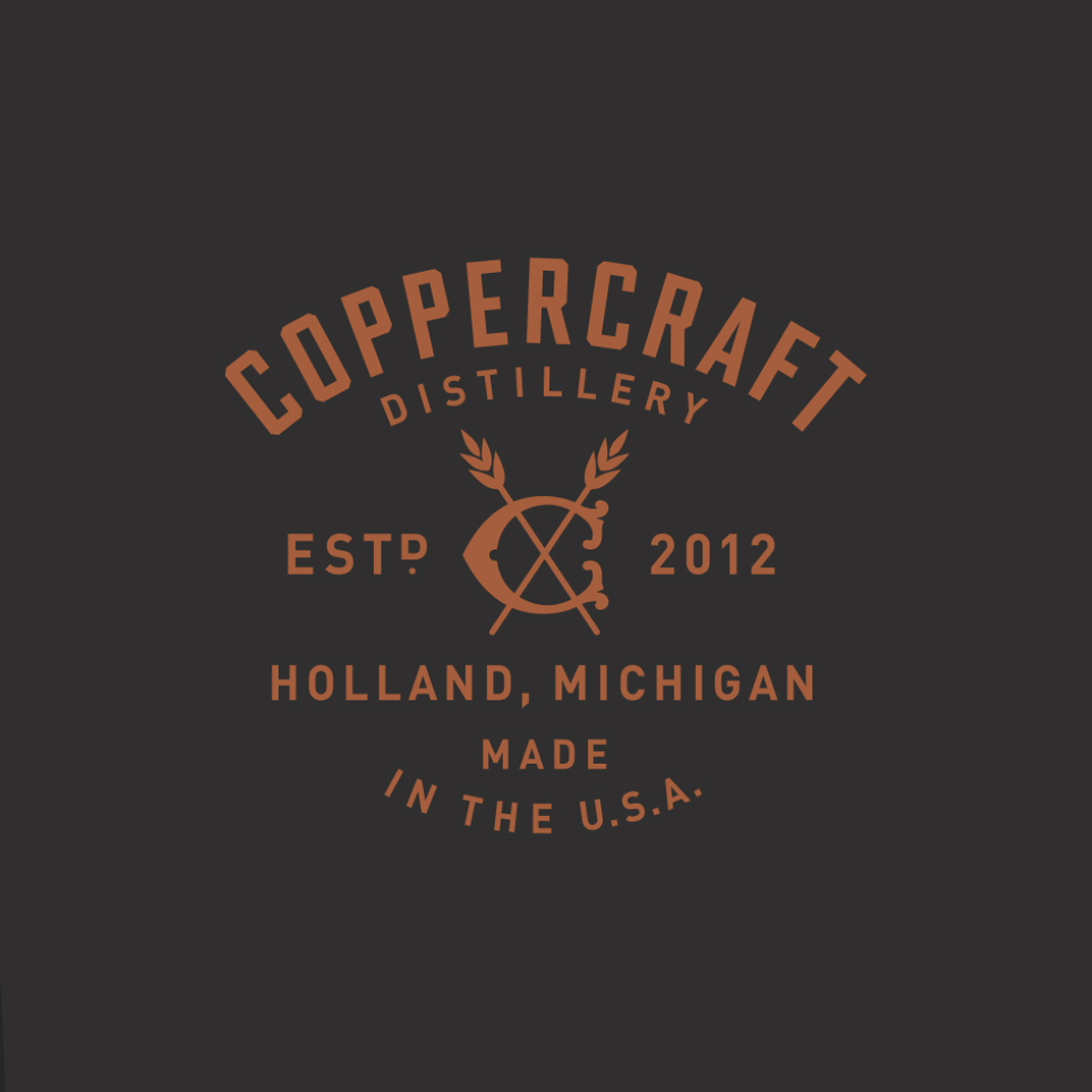 Coppercraft Distillery Logo Design