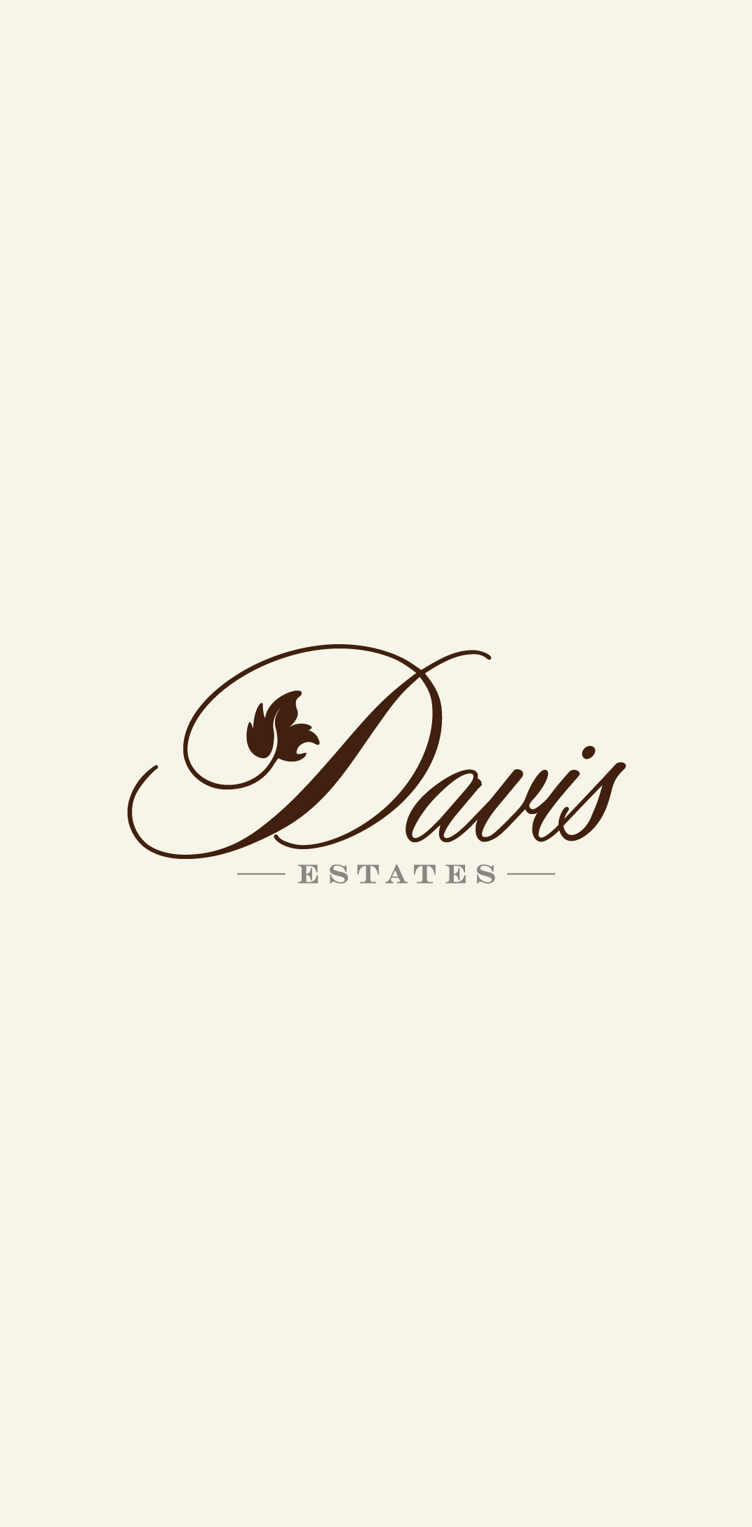 Davis Estates Logo Design