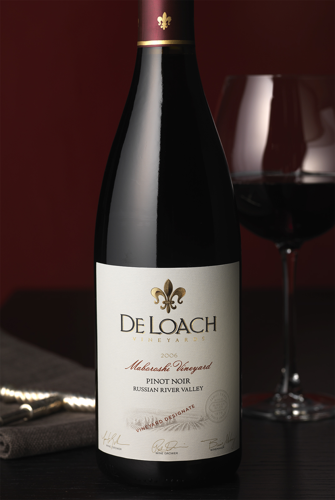 DeLoach Vineyards Mabarashi Vineyard Wine Packaging Design & Logo