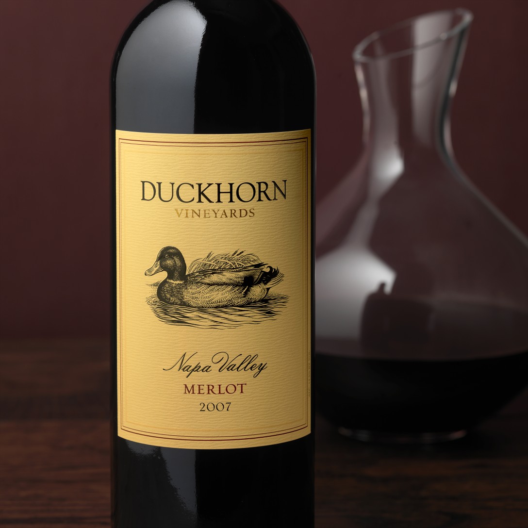 Duckhorn Vineyards Napa Valley Merlot Wine Packaging Design & Logo