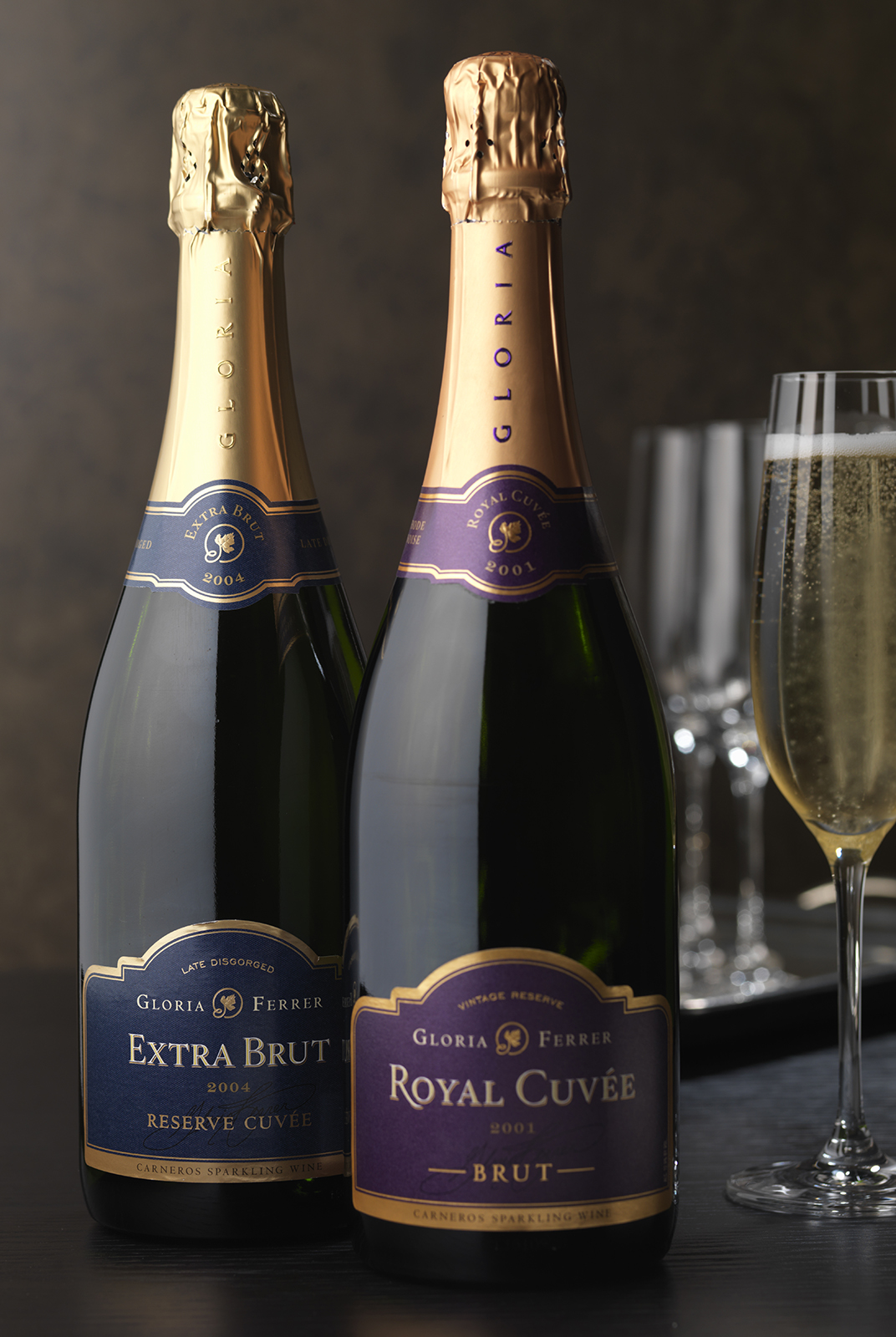 Gloria Ferrer Extra Brut & Royal Cuvée Wine Packaging Design & Logo