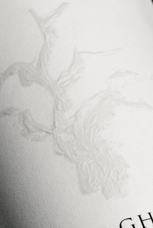 Old Ghost Wine Label Design Detail