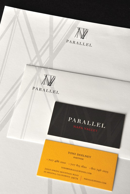 Parallel Napa Valley Stationery Design